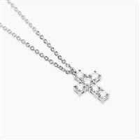 Collana Mabina in Argento Diamante Lab Grown 0.39 Ct 553914 - 553914